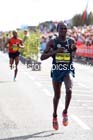 Stephen Kiprotich 3rd in the mens 2014 BUPA Great North Run. Photo: David T. Hewitson/Sports for All Pics
